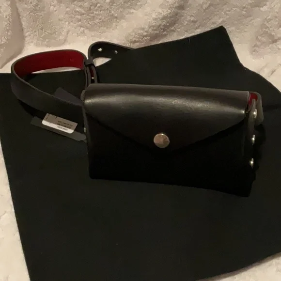 Rag & Bone Atlas Black Leather Belt Bag - New With Tag and Dust Bag - Picture 3 of 4